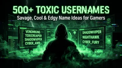 Toxic Usernames