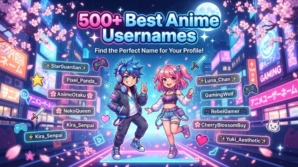 Best Anime Usernames
