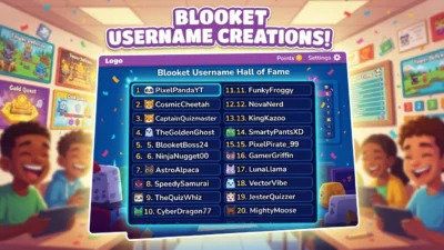 Best Blooket Usernames