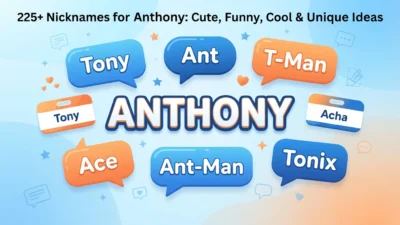 Nicknames for Anthony