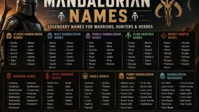 Mandalorian Names