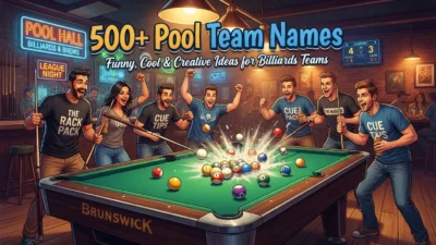 Pool Team Names