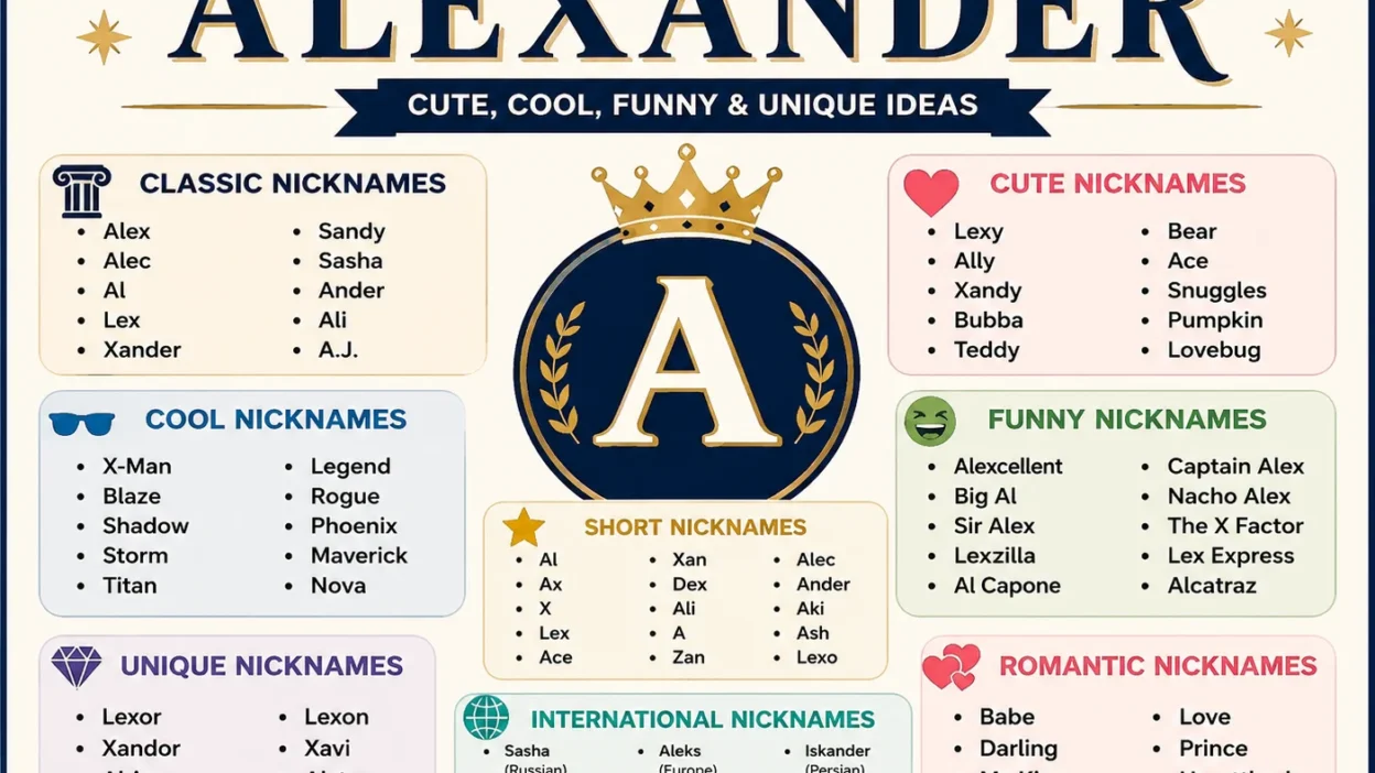 Nicknames for Alexander