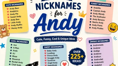 Nicknames for Andy