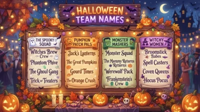 Halloween Team Names