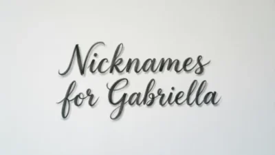 Nicknames for Gabriella