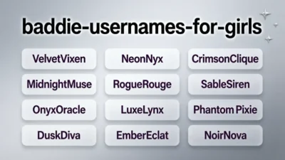 Baddie Usernames for Girls