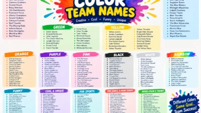 Color Team Names