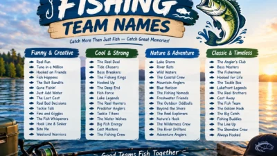 Fishing Team Names