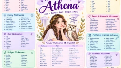Nicknames for Athena
