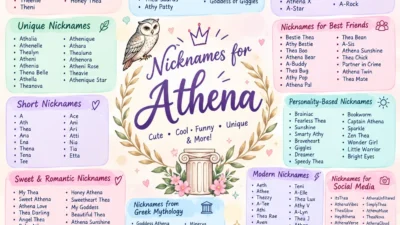 Nicknames for Athena