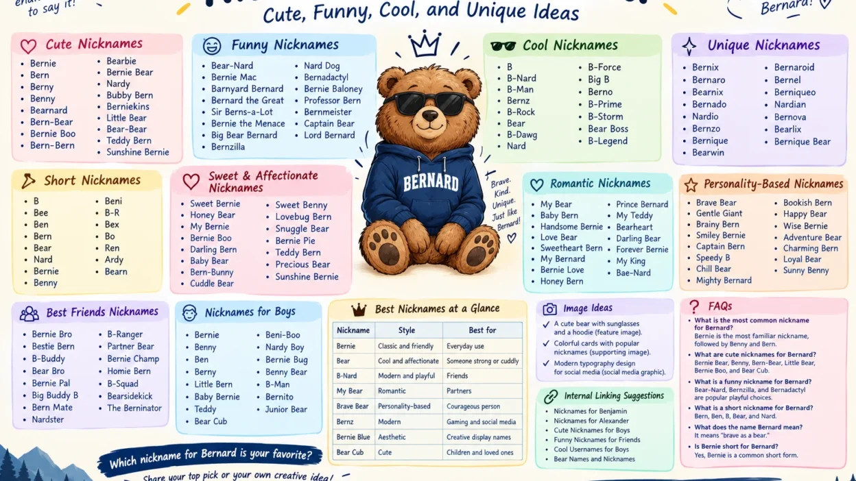 Nicknames for Bernard