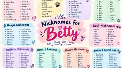 Nicknames for Betty